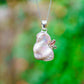 Sterling Silver Pearl & Tourmaline Pendants