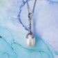 Sterling Silver Dangle Pearl Pendant