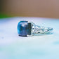 Sterling Silver Square Labradorite Ring