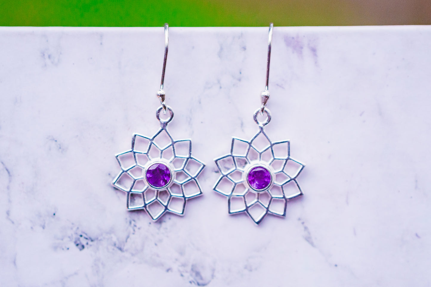 Chakra Symbol Dangle Earrings