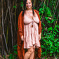 Frayed Braided Cotton Dress