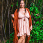 Frayed Braided Cotton Dress
