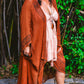 Frayed Braided Cotton Dress