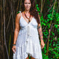 Frayed Braided Cotton Dress