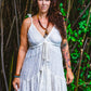 Frayed Braided Cotton Dress
