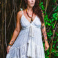 Frayed Braided Cotton Dress