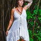 Frayed Braided Cotton Dress