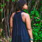 Frayed Cotton Dress