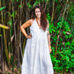 Frayed Cotton Dress