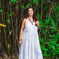 Frayed Cotton Dress
