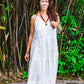 Frayed Cotton Dress