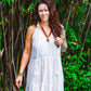 Frayed Cotton Dress