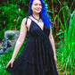 Frayed Braided Cotton Dress