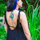 Frayed Braided Cotton Dress