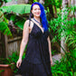 Frayed Braided Cotton Dress