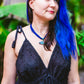Frayed Braided Cotton Dress