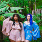Golden Peacock Frill Romper