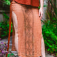 Desert Rose Double Slit Mesh Skirt