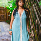 Desert Rose Woven Mesh Dress