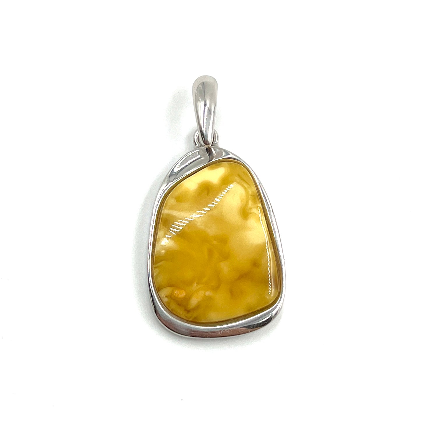 Butterscotch Amber Freeform Pendants