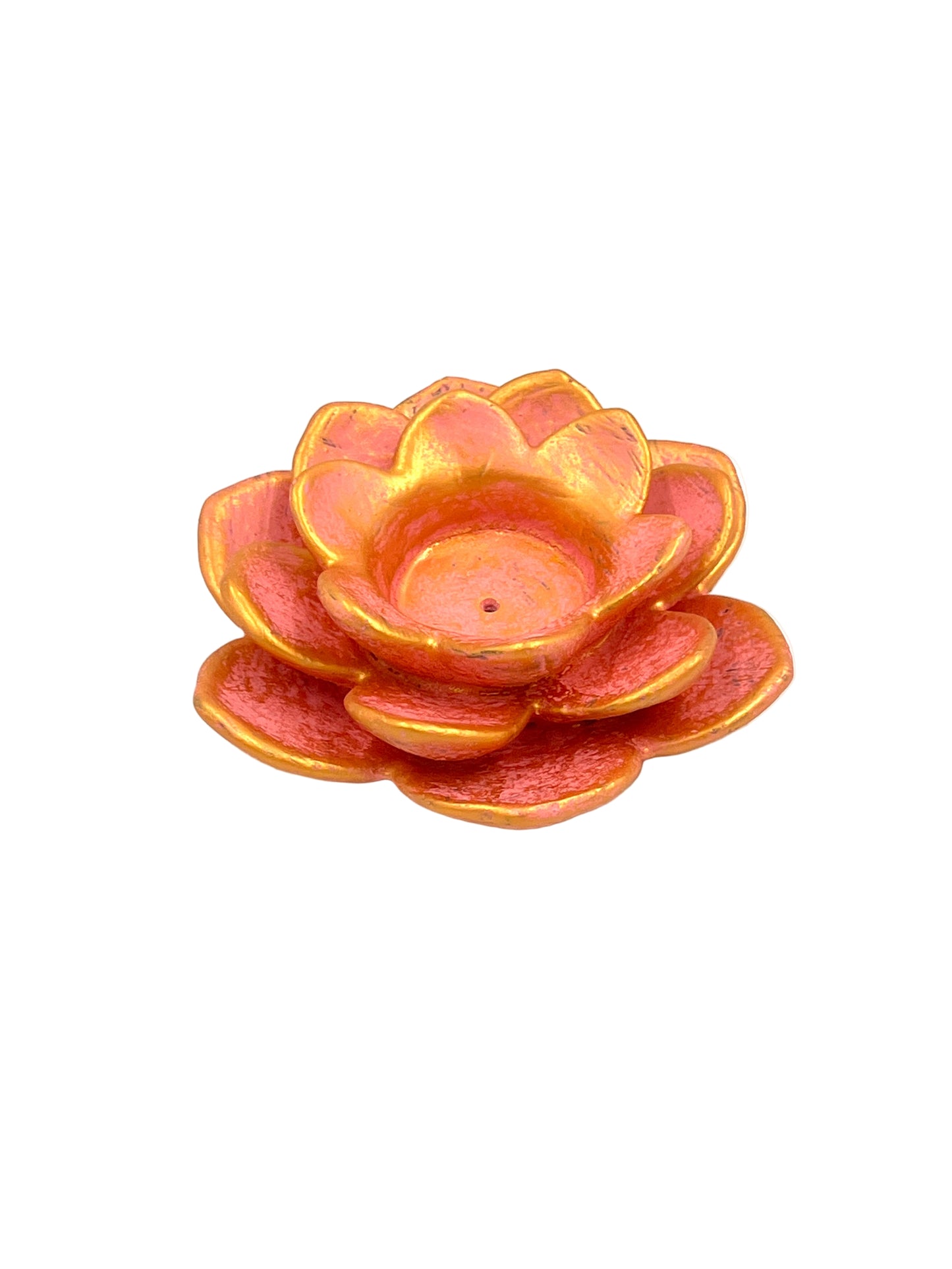 Resin Lotus Tea Candle Holder