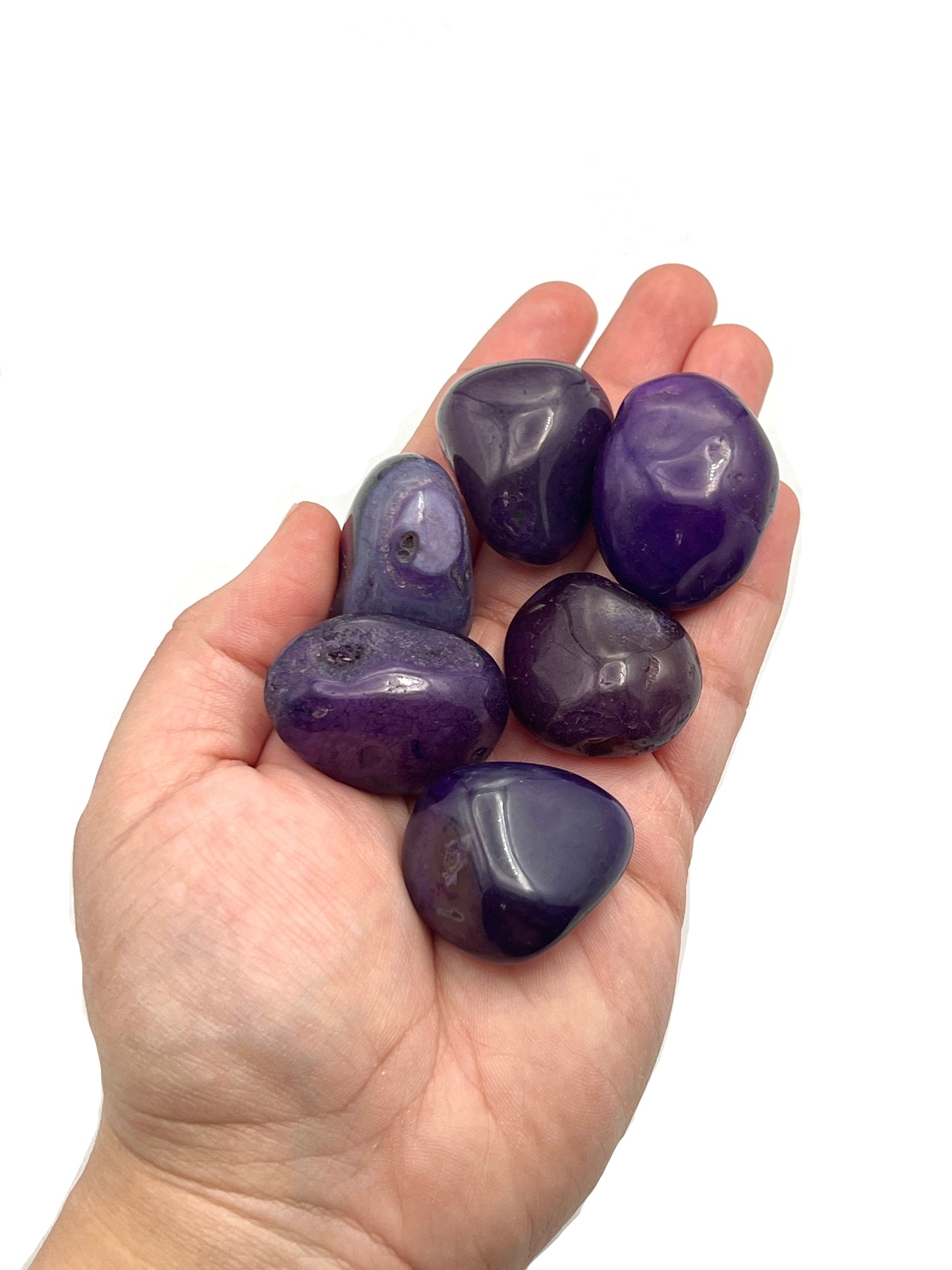 Purple Agate Tumbles