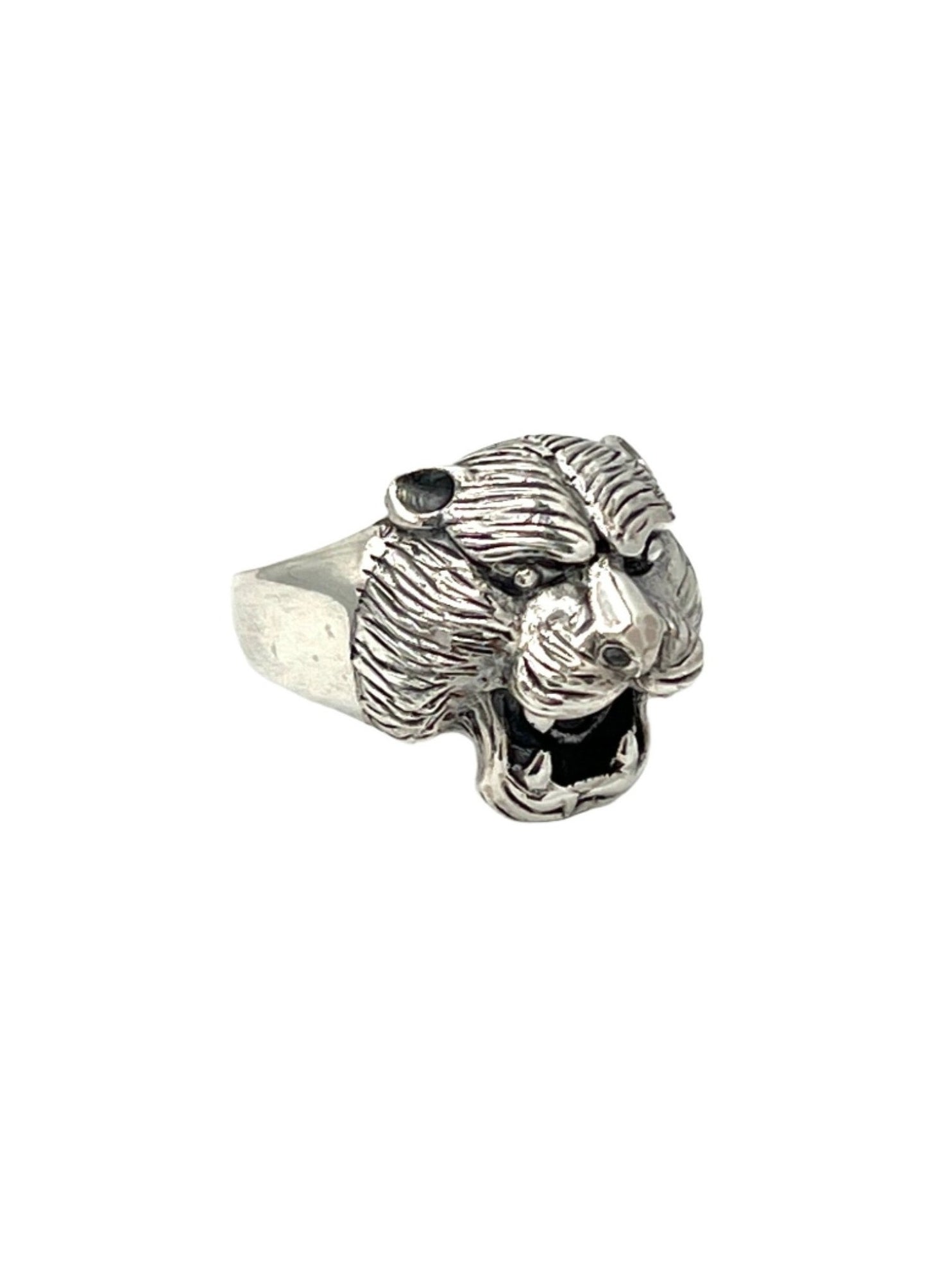 Sterling Silver Jaguar Ring