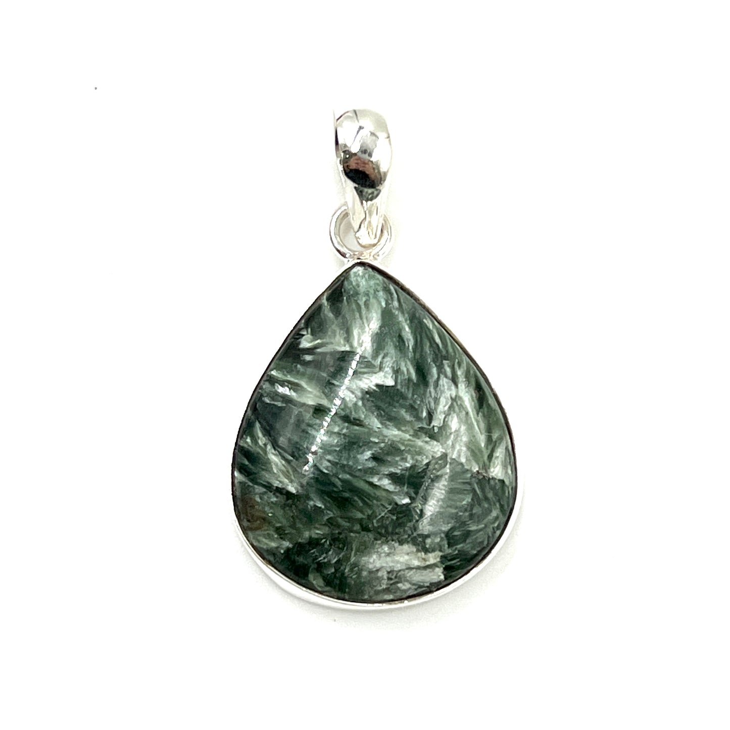 Sterling Silver Seraphinite Pendants