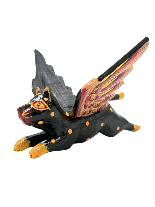 Flying Kitty Spirit Chaser Black & Tan Polka Dot