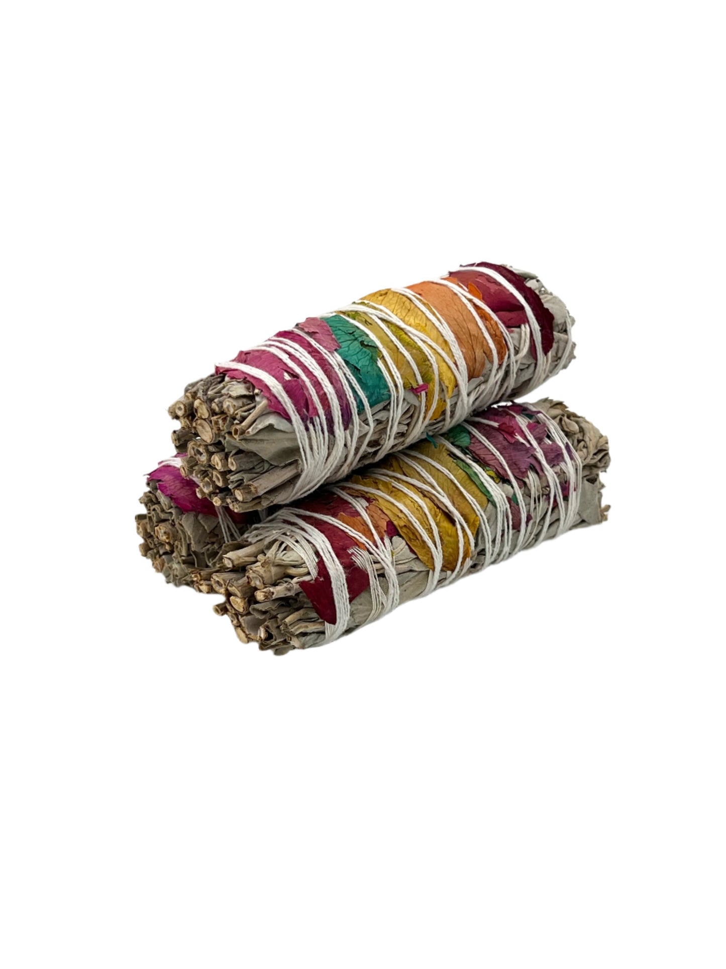 4" Chakra Rose Sage Bundle