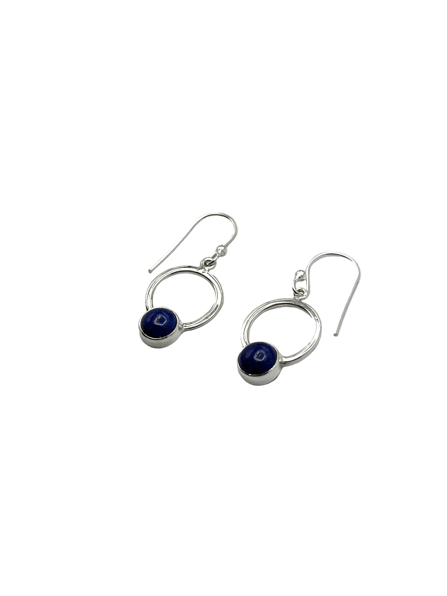 Cicle Gemstone Earrings