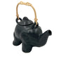 Black Elephant Ceramic Tea Pot Set