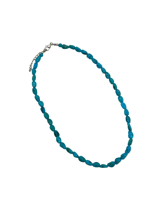 Kingman Oval Turquoise Necklace