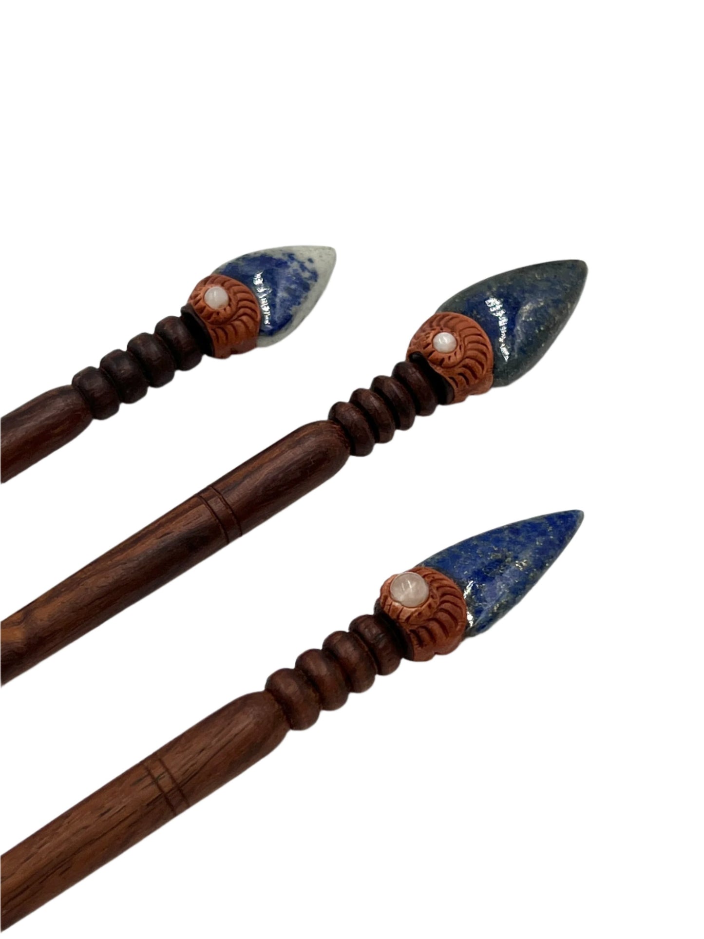 Handmade Gemstone Hair Sticks