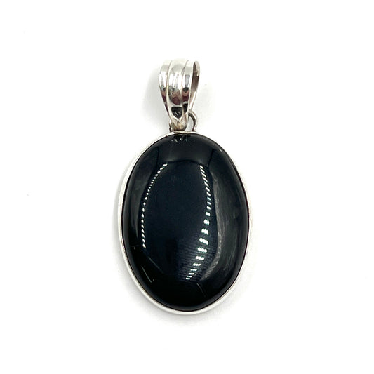 Sterling Silver Onyx Pendants