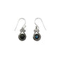 Braided Gemstone Earrings