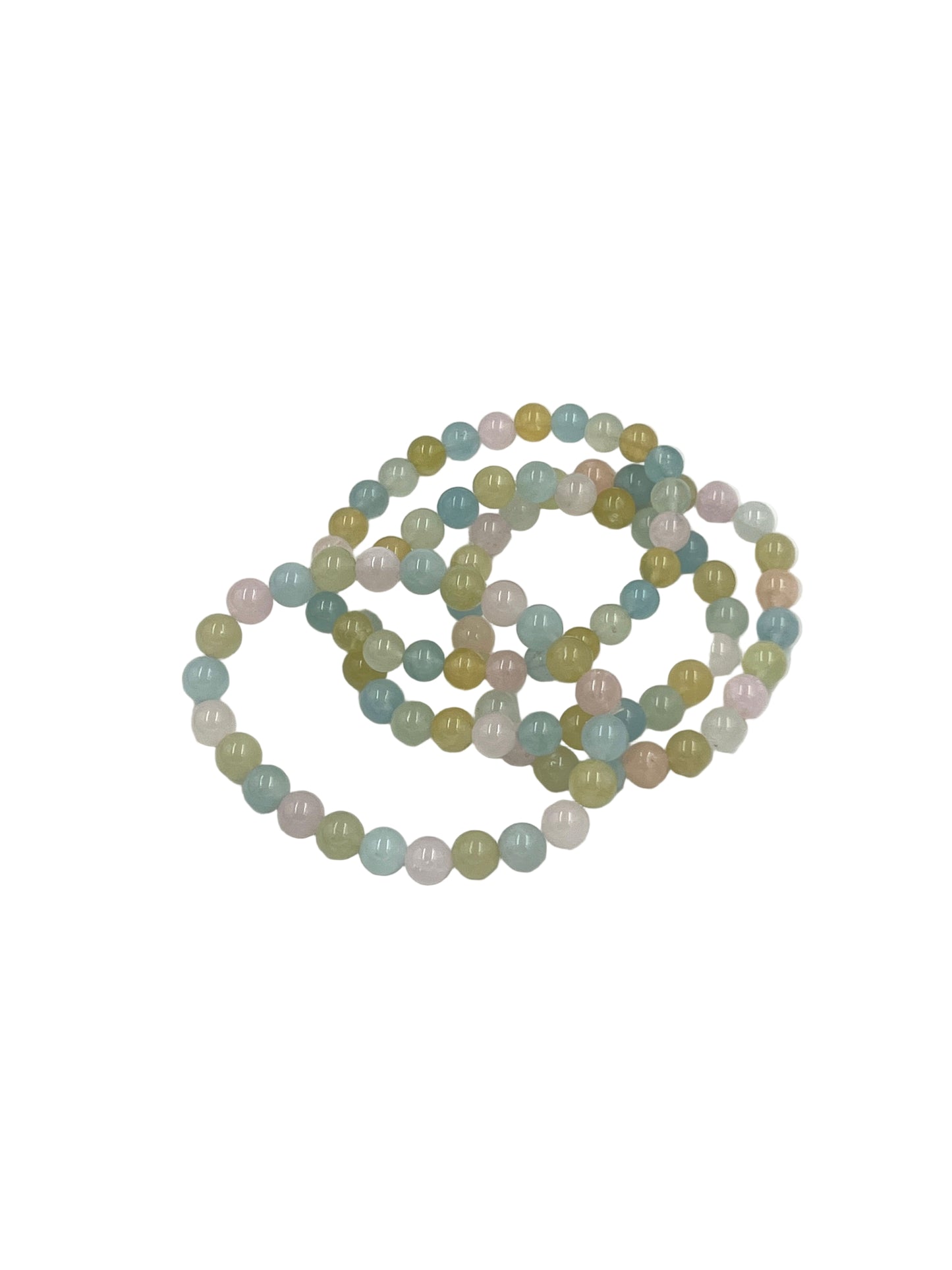 Mixed Beryl Stretchy Bracelets
