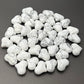 Howlite Puffy Hearts