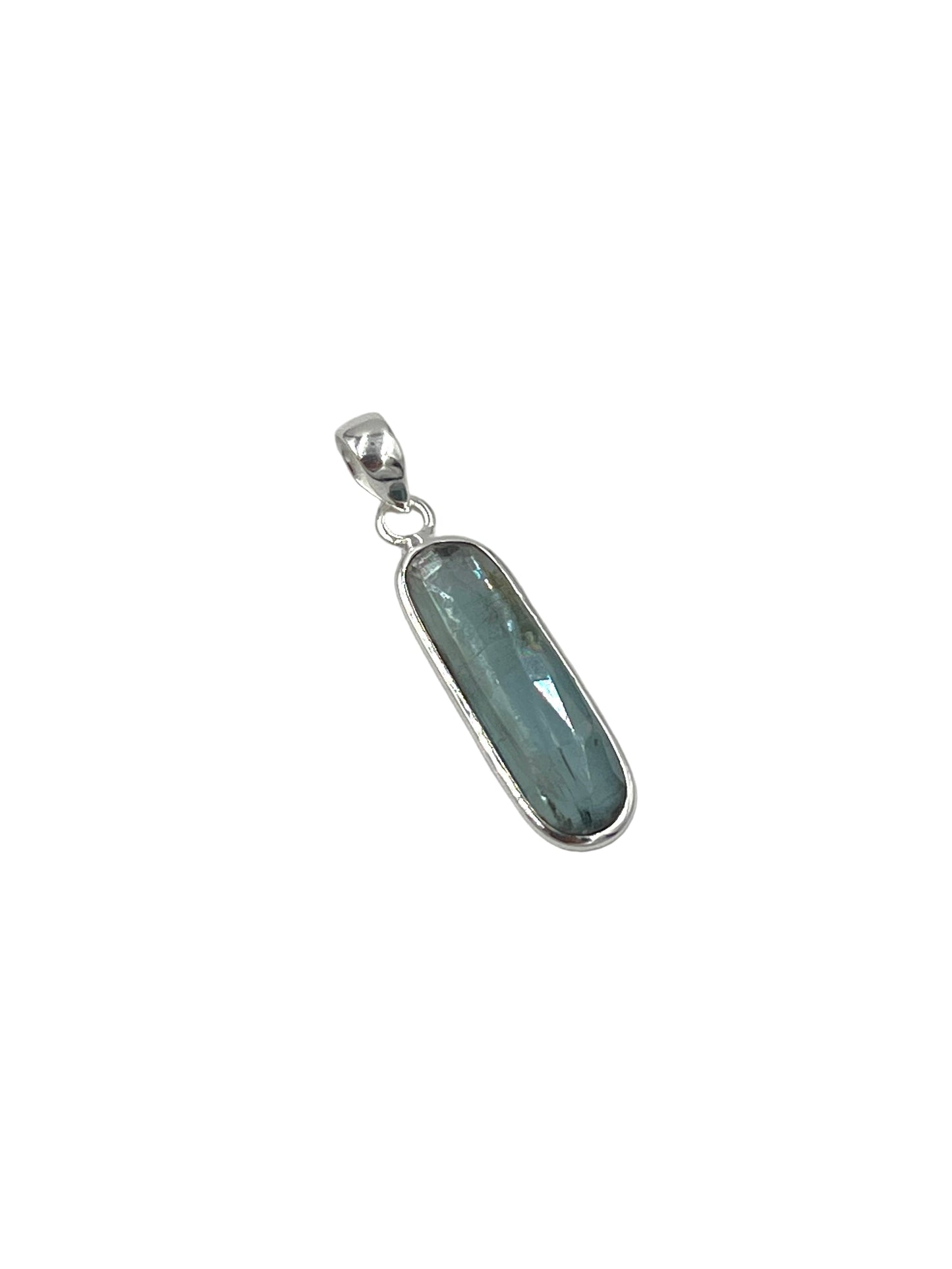 Teal Kyanite Pendants