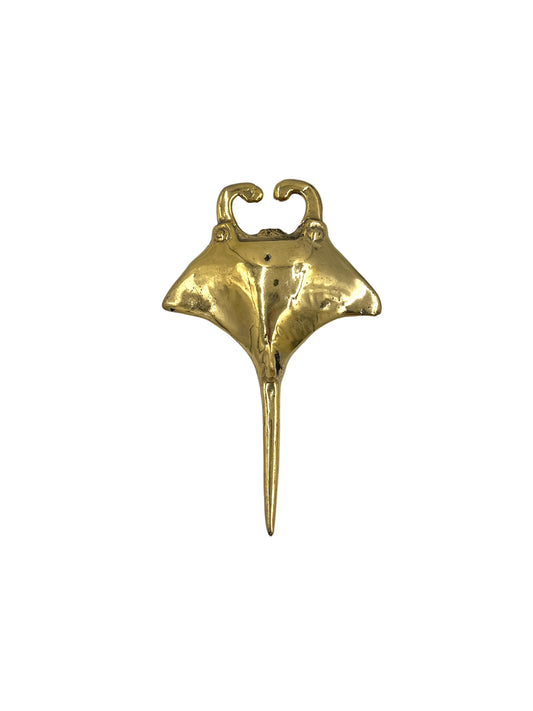 Bronze Manta Ray Bottle Opener