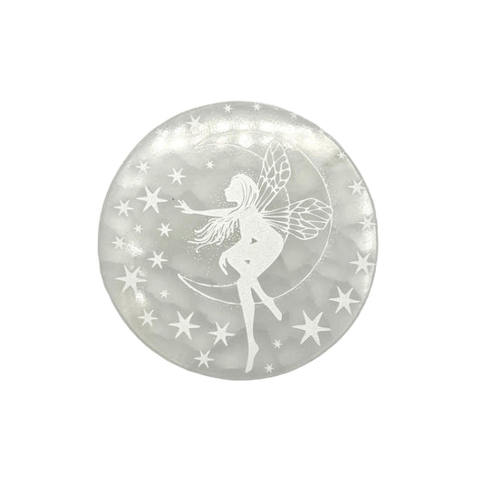 Fairy Moon & Stars Selenite Tiles