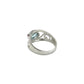 Oval Blue Topaz Ring
