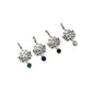 Gemstone Lotus Pendants