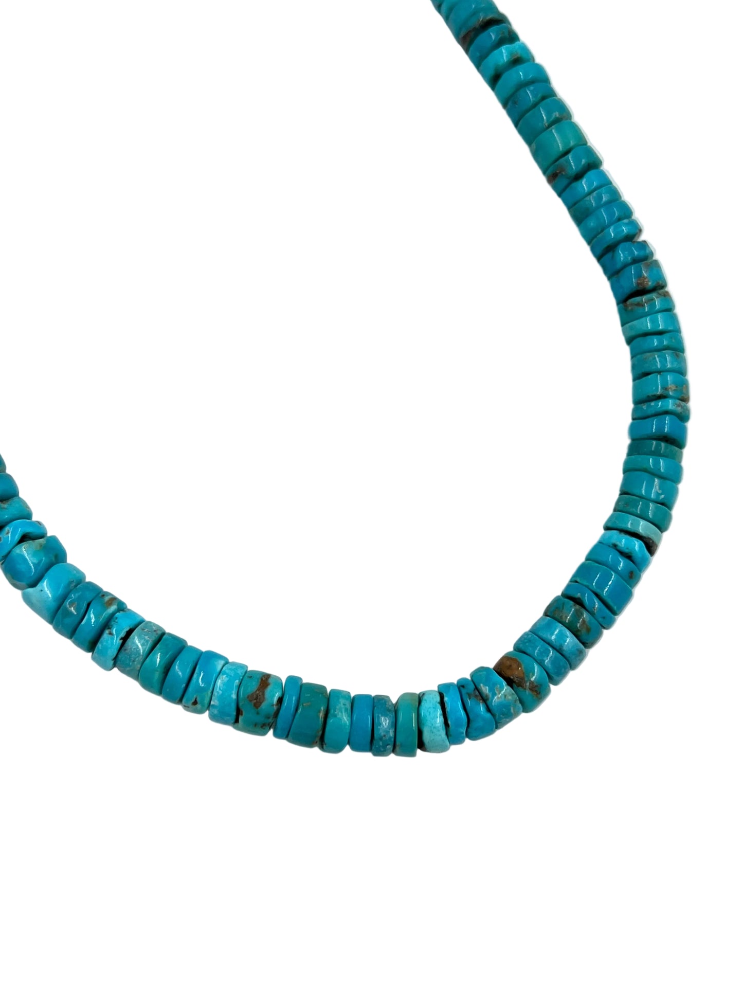 Kingman Heishi Turquoise Necklace