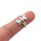 Sterling Silver Shell Dragonfly Ring