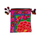 Embroidered Lotus Flower Crossbody Bag