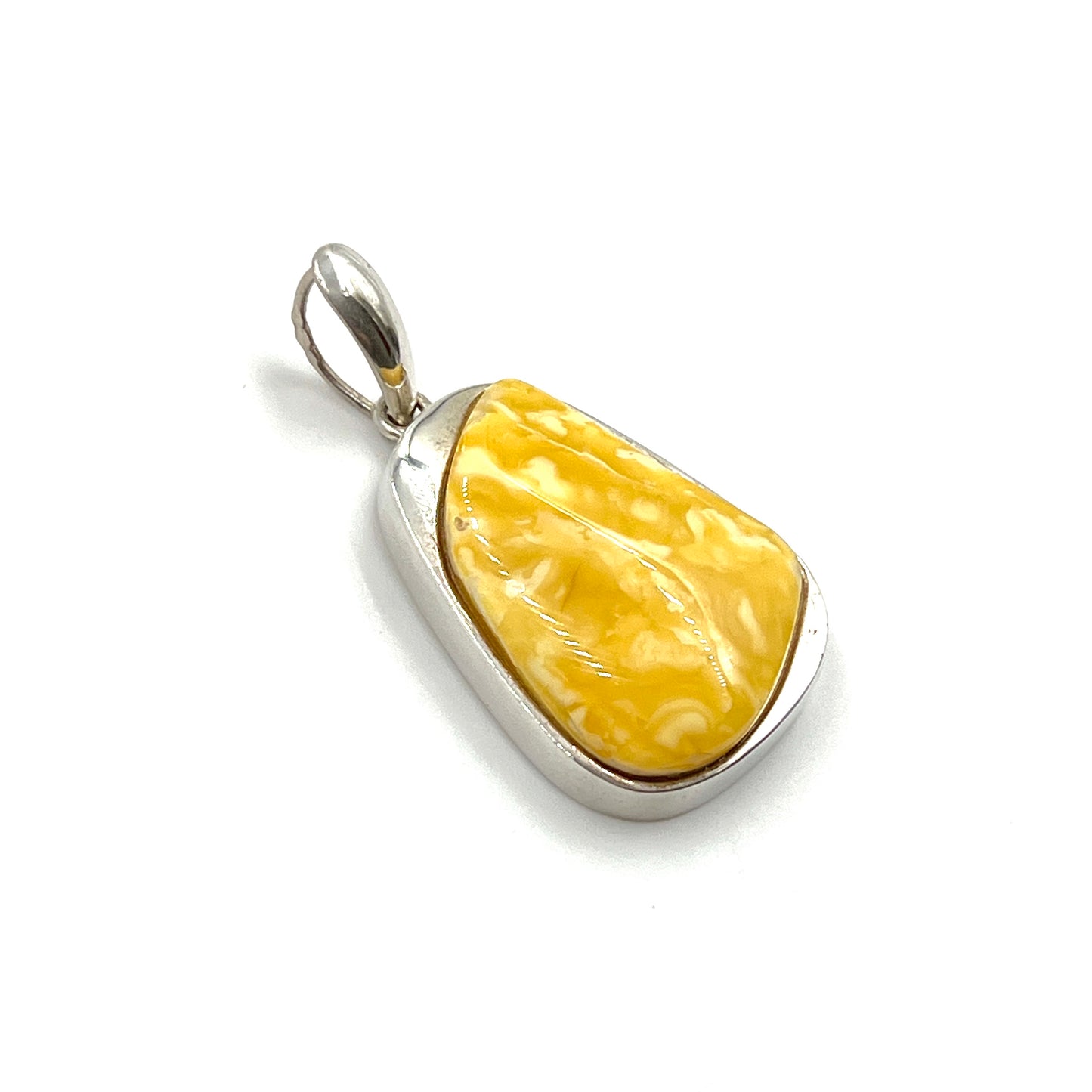 Butterscotch Amber Freeform Pendants