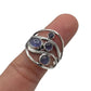 Sterling Silver Tanzanite Wave Ring