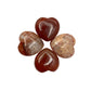 Fire Agate Hearts