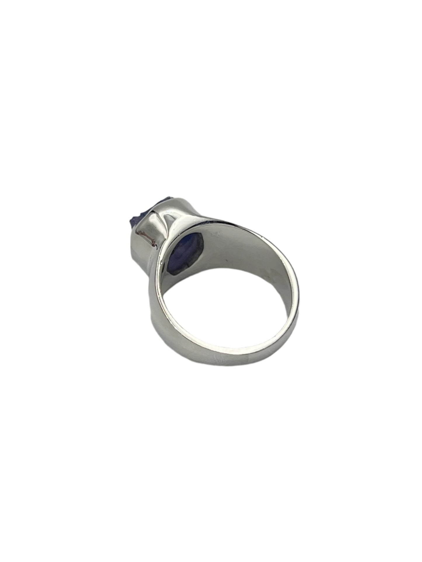 Sterling Silver Raw Tanzanite Rings